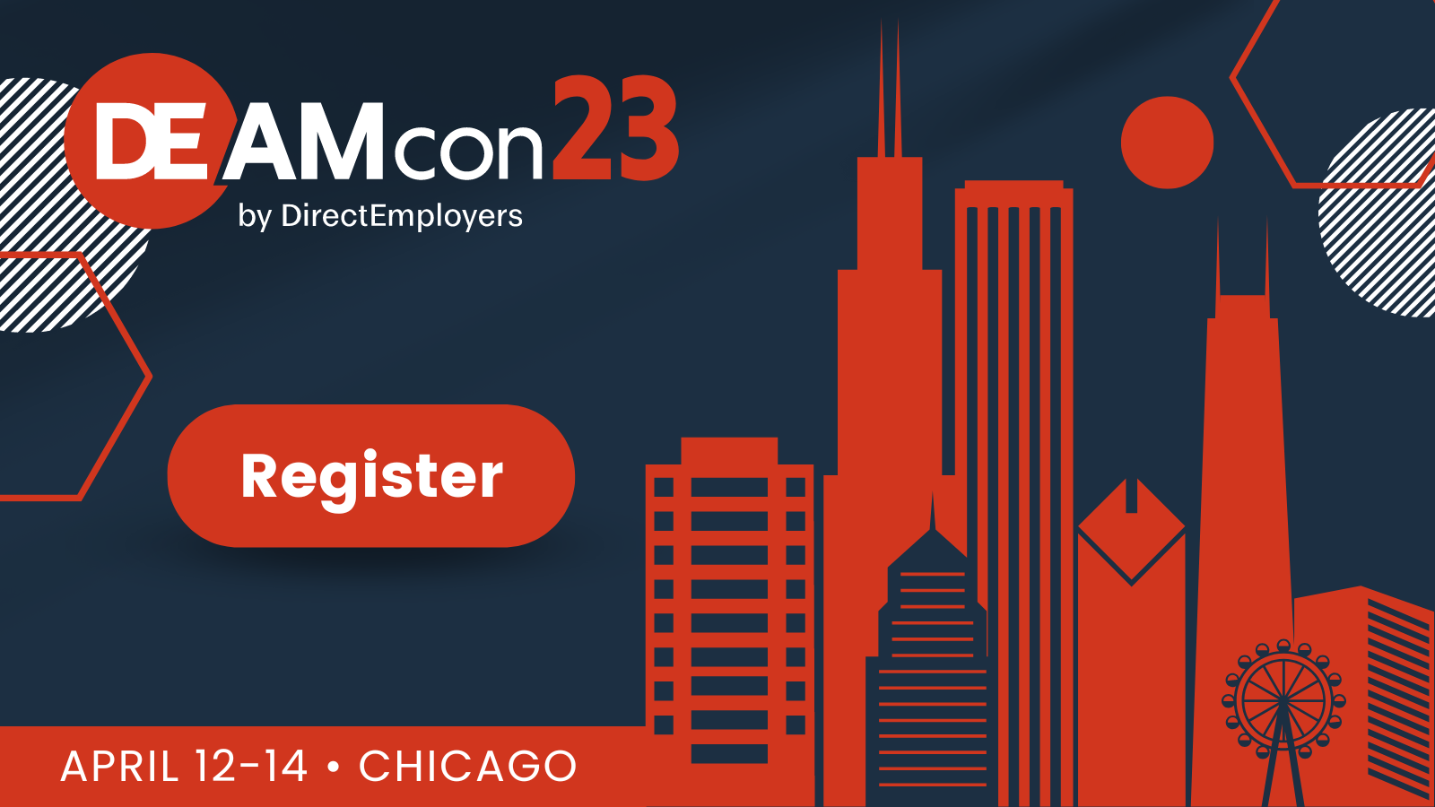 DEAMcon23 Save the Date Chicago April 12-14, 2023
