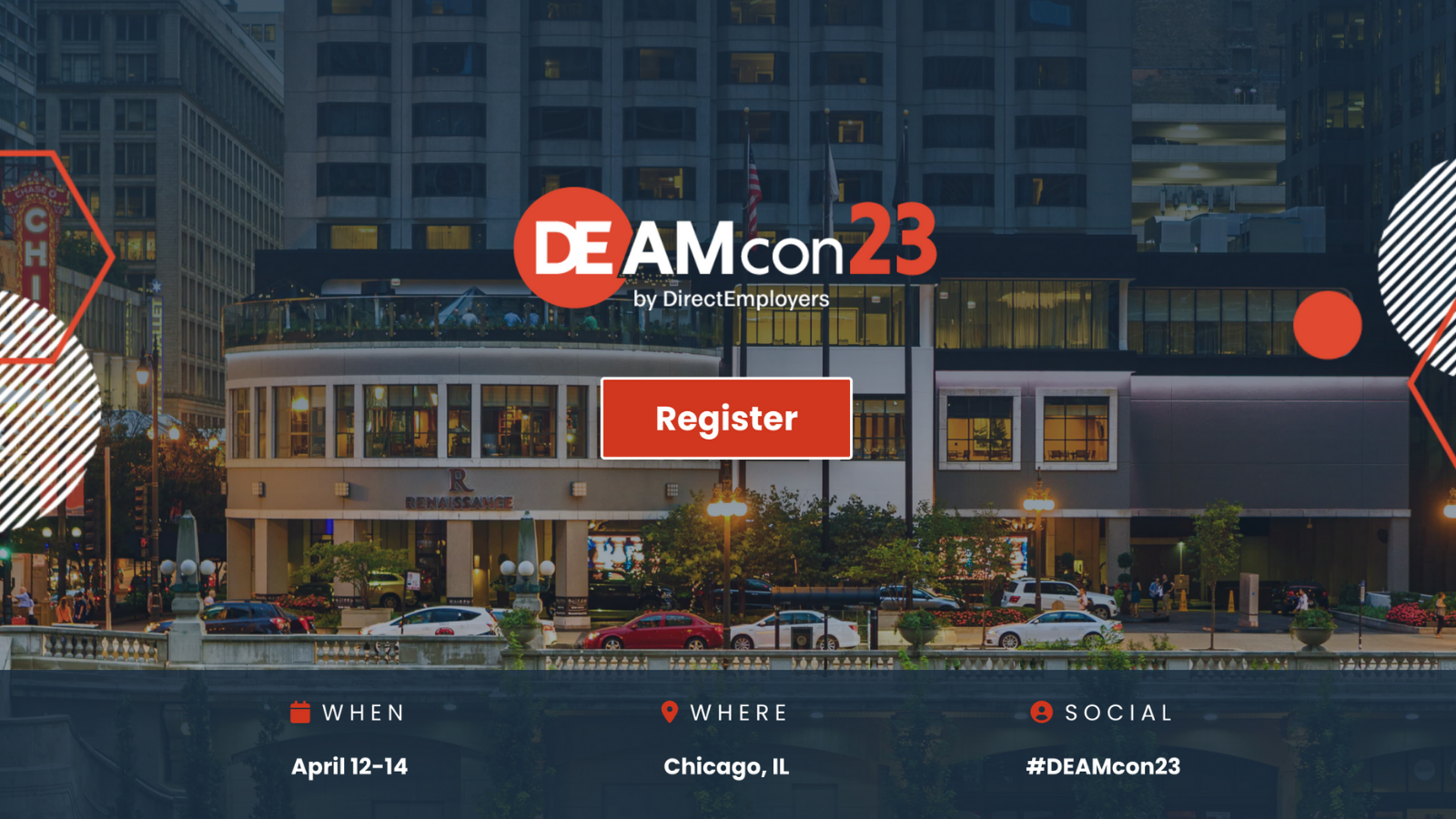DEAMcon23 Register April 12-14, 2023 Chicago, IL #DEAMcon23