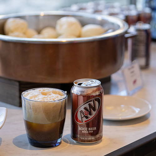 Root beer float supplies