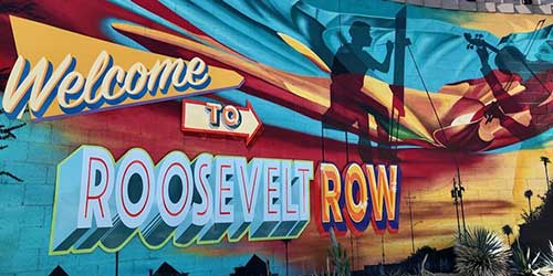 Roosevelt Row Arts District sign
