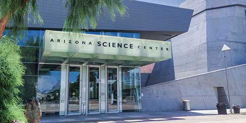 Entrance of the Arizona Science Center